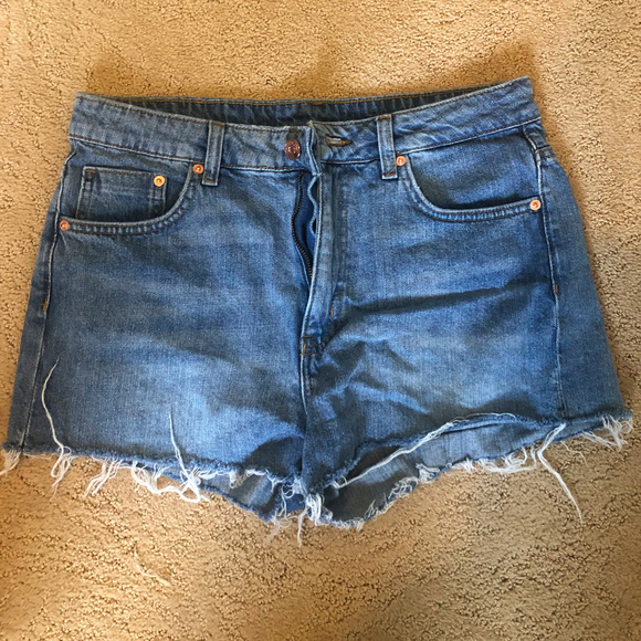 H&M Pants - H&M Frayed Jean Shorts
